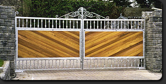 MacArt Design - steel gates, side gates, railings, balconies, stairs and timber gates manufactured, fitted and restored in Limerick, Clare, Cork and Tipperary.